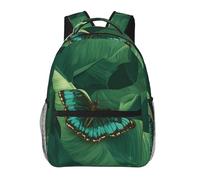 QAZWZML Sea of Green Leaves - Mochila ligera para viajes, senderismo, negocios, camping y gimnasio