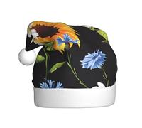 QAZWZML Sombreros de Navidad para adultos con estampado de girasoles y manzanilla perfectos para actuaciones escénicas, fiestas de vacaciones y mucho más