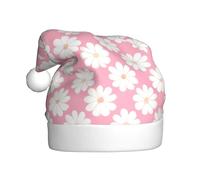 QAZWZML Sombreros de Navidad para adultos con patrón de camelia, adecuados para Nochevieja, fiestas de vacaciones o Nochebuena