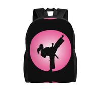 QAZWZML Taekwondo Design imprime mochilas grandes para laptop para hombre y mujer con compartimentos, mochilas de viaje impermeables, bolsas Oxford duraderas
