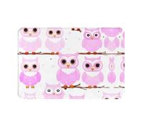 QAZWZML Tapete de bienvenida con estampado de búho, tapete absorbente para puerta de baño y cocina, 16 x 24 pulgadas