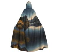 QAZWZML The Legend of Lannis Loch - Capa festiva con capucha para adultos, sin cremallera, adecuada para fiestas de vacaciones y cosplay