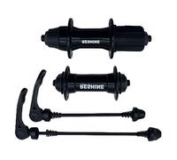 QAZXDRFG Bujes de bicicleta de carretera con 24/28/32/36 agujeros, juego de bujes delanteros de 100 mm traseros de 130 mm QR para bicicleta QR V Brake HG Freehub para casete de 8/9/10/11 velocidades
