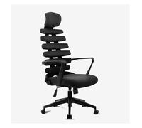 QAZXDRFG Computer Chair Ergonomics Office Desk Chair Spine Protecting Fishbone Chair Work Chair Game Chair Lifting Swivel Chair Chair Needed Comfortable Anniversary Vision to Pursue Happiness(D)
