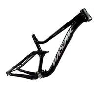 QAZXDRFG Cuadro de Bicicleta de montaña Softail de 16''/18'', Eje pasante de 27,5/29'', 12 x 148 mm, para Descenso DH Am, para neumáticos 3.0 (Color: Negro B, tamaño: 18 x 29 Pulgadas)