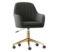 QAZXDRFG Height Adjustable Swivel Office Chair with Armrest, Velvet Padded Computer Desk Chair for Home Office Study Girls Bedroom Small Space(#5)