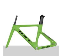 QAZXDRFG Marco de bicicleta de engranaje fijo 700C de 49 cm, 51 cm, 54 cm, 57 cm, 60 cm, marco de fibra de carbono, marco de bicicleta de carreras, marco de liberación rápida, F9 x 100 mm, R10 x 120