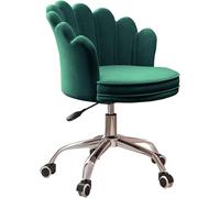 QAZXDRFG Modern 360° Rotation Swivel Chair Ergonomic Desk Chair with Lumbar Support & Armrest for Small Homes and Offices(Green)