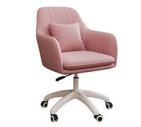 QAZXDRFG Office Chair Gaming Chair Computer Chair Velvet Computer Chair,Tufted Home Office Chair Height Adjustable Upholstered Desk Chair,Soft Comfortable Armchair Ergonomic Vanity Chair Swivel Task