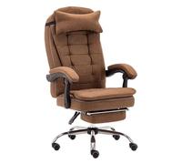 QAZXDRFG Recliner Ergonomic Chair Office Desk Chair High Back Lumbar Support Upholstered Seat Work Game Chair Chair Needed Comfortable Anniversary Vision to Pursue Happiness(Brown)