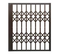 QAZXDRFG Rejillas de seguridad retráctiles personalizables para exteriores, extensibles para evitar robos, con bloqueo, invisibles, a prueba de ladrones para habitaciones infantiles (gris, 125 x 90 cm