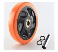 QAZXDRFG Swivel Castor Wheels 4 Pieces/Lot 2.5 Inch/3 Inch/4 Inch/5 Inch Medium Orange Casters For Industrial Machines and Equipment Rotating Casters(Single,2.5 Inch)