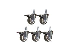 QAZXDRFG Swivel Castor Wheels 5 Pieces/Lot 2-Inch Universal Computer Chair/Clip Spring M11 Lift Office Chair Wheel/Universal Brake Wheel(A-Brakes-M11-01)