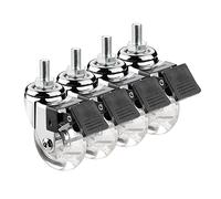 QAZXDRFG Swivel Castor Wheels Set of 4 Furniture S, 50Mm S, Threaded Shaft S M8X15Mm/M10X15Mm/M8X25Mm/M10X25Mm, Clear Rubber Wheel For Furniture (Size: M8X15Mm, Color: 2G)