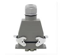 QAZXSEMUI Conector de Alta Resistencia, Enchufe Rectangular Seis núcleos, 80 A, 16 A, 500 V, línea Lateral Superior, Impermeable, Canal Caliente, Hebilla Simple(The Top of The Line)