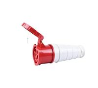 QAZXSEMUI Enchufe y Toma Industrial IP67 de 63 A/125 A, 3P/4P/5P, Resistente al Agua, conexión alimentación, 220 V, 380, 415(Coupler 5P 125A)