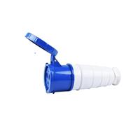QAZXSEMUI Enchufe y Toma Industrial IP67 de 63 A/125 A, 3P/4P/5P, Resistente al Agua, conexión alimentación, 220 V, 380, 415(Coupler 3P 125A)