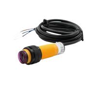 QAZXSEMUI Sensor de reflexión difusa, Interruptor fotoeléctrico inducción E3F-DS30C4/C2/P1/P2, NPN Tres Hilos, Normalmente Abierto, 24 V(E3F-DS30C2)
