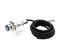 QAZXSEMUI Sensor de reflexión difusa Serie HG-J12/J18, Interruptor fotoeléctrico inductivo, Salida NPN/PNP, Distancia CC/CA: 15 cm/50 cm(HG-J18-D50P2)