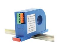 QAZXSEMUI Transmisor de Corriente CA CC 0-100 A 4-20 mA 0-20 0-5 V 0-10 Salida Sensor Perforado(DC 0-220a,1-5V-4-20-MA)