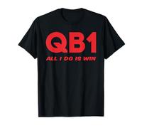 QB1 I Love My Quarterback Offensive Line Hombres Mujeres Fútbol Camiseta
