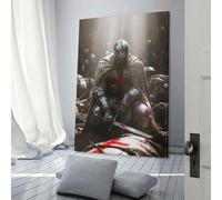 QBIREX Láminas de baño de las Crónicas de los Cruzados para la decoración moderna del hogar, pinturas de arte mural de 30 x 45 cm (12 x 18 pulgadas)