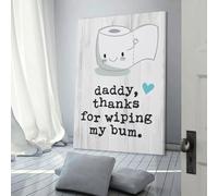 QBIREX Leonberger - Lienzo decorativo con diseño de perro con sombrero de Papá Noel, para dormitorio, habitación de niños, habitación de niñas, 60 x 90 cm