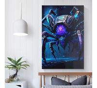 QBIREX Lienzo decorativo con diseño de arañas, arte abstracto, póster, lienzo, arte de pared, decoración de habitación, juego de 20 x 30 cm