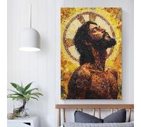 QBIREX Lienzo decorativo con texto en inglés «To My Daughter Love Mum Da» para los amantes de los animales, para adolescentes, juegos de niños, decoración de pared, 60 x 90 cm