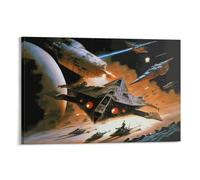 QBIREX - Póster de nave espacial, decoración de salón, cocina y dormitorio, carteles para dormitorio, impresión estética, arte de pared, decoración del hogar, 40 x 60 cm