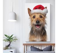 QBIREX Póster de pared con texto en inglés "Best Mom Ever" para sala de estar, amantes de los animales, arte de pared para dormitorio de adolescentes y niños, 20 x 30 cm
