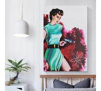 QBIREX Vintage Pulp Cover Girls Art Poster Chic Cuadro Cuadro para Salón Bar Decoración Habitación Decoración Pared Pareja Fiesta 40x60cm