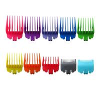 Qblahip Paquete de 10 protectores de cortadora de varios colores para cortaúñas Ba-BylissPRO Barberology FX870, FX890, FX825 y FX673, para protectores de cortadora Ba-Byliss, longitudes de corte de