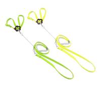 QBLEEV Paquete de 2 arnés de nailon ajustable para loros, correa de entrenamiento al aire libre antimordeduras para pájaros amores, palomas, grises africanos, cacatúas, guacamayos, periquitos,