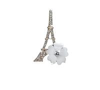 qbodp 2 Piezas Clips De Ventilación Para Ambientador De Coche,Accesorios De Ventilación De Coche,Clips De Decoración De La Torre Eiffel,Bonita Decoración Interior De Coche Para Mujer