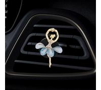 qbodp 2 Piezas Clips De Ventilación Para Ambientador De Coche,Accesorios De Ventilación Para Coche,Clips De Decoración Para Niña De Baile,Bonita Decoración Interior De Coche Para Mujer