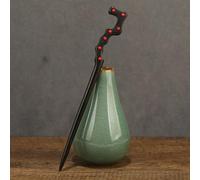 qbodp Pasadores De Madera Para Pelo Para Mujer, Palillos Para Pelo The Big Dipper Para Moños, Palillos Decorativos Accesorios Para Cabello Horquillas Palo, Rojo