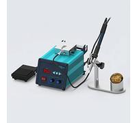 QBREZA Estación de Soldadura automática de estaño de Alta Potencia, Temperatura Constante, Pedal sin Plomo, Pantalla Digital, Soldador eléctrico