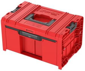 Qbrick System Caja de herramientas Pro Drawer 1 Toolbox 2.0 Basic Red Ultra HD Caja de herramientas con cajón extremadamente resistente IP66 Modular