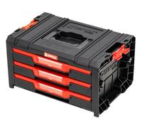 Qbrick System Caja de herramientas vacía Pro Drawer 3 Toolbox 2.0 Basic Negro Rojo 450 x 310 x 244 mm