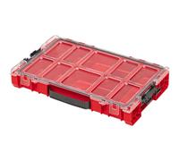 QBRICK SYSTEM Caja Herramientas Maletin Caixa De Ferramentas PRO Organizer 100 RED Ultra HD Caja De Surtido Tornillos Rojo 460 x 310 x 105 mm