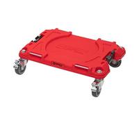 Qbrick System Pro Transport Platform Red Ultra HD - Tabla de Transporte (plástico, 100 kg, 50,6 x 32,5 x 14 cm), Color Rojo