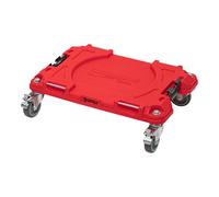 QBRICK SYSTEM Transportador De Rodillos Tabla De Transporte Capacidad De Carga De 100 kg Pro Transport Platform Red Ultra HD Rojo 460 x 335 x 195 mm