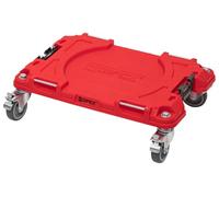 Qbrick System Pro Transport Platform Red Ultra HD - Tabla de Transporte (plástico, 100 kg, 50,6 x 32,5 x 14 cm), Color Rojo