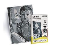 QBRIX A4 Original Diamond Painting Personalizado | Foto Propia | Set de pintura con diamante | Regalo personalizado | DIY Cuadro de diamantes personalizado | 5D Pintura de diamante