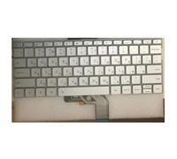 QBVHAEPY Teclado Ruso Plateado retroiluminado Compatible con 13. Modelo de Cuaderno de 3 Pulgadas Aire 9ZND7BW001 49009U070D01 MK100005761