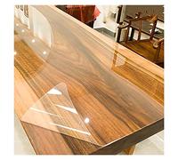 QBYRSSS Protector de Mesa Transparente, película Protectora para encimera de Comedor, Impermeable, de plástico, cortable, Transparente, Autoadhesivo, 40 x 200 cm de Ancho