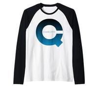 QC Charlotte NC Home Art CLT Airport 704 Queen City Souvenir Camiseta Manga Raglan