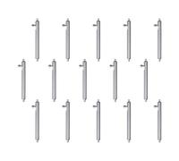 Qcbuegof 15pcs Watch Band Pins Profesional Acero Inoxidable Herramientas Surtido Watch Correa Izquierda Pins Reemplazo Para El Relojero Liberación Rápida Barra De Resorte Acero Inoxidable, 12 mm.