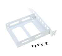 Qcbuegof 2 5/3 5 pulgadas disco duro soporte bandeja para disco duro adaptador de soporte de metal fácil instalación para PC caso inferior estado sólido estante de accionamiento